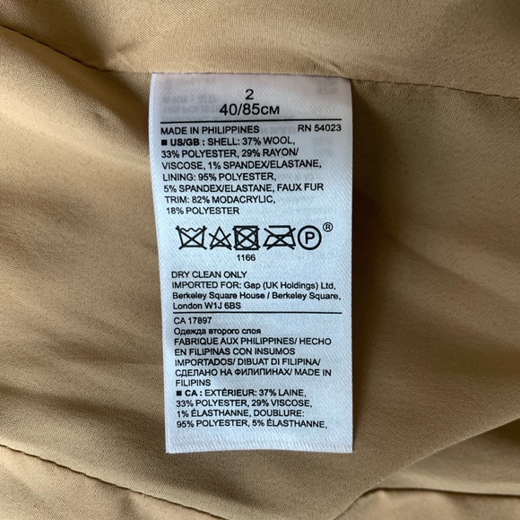 Banana Republic Wool Blazer with Removable Faux Fur - Picture 9 of 13